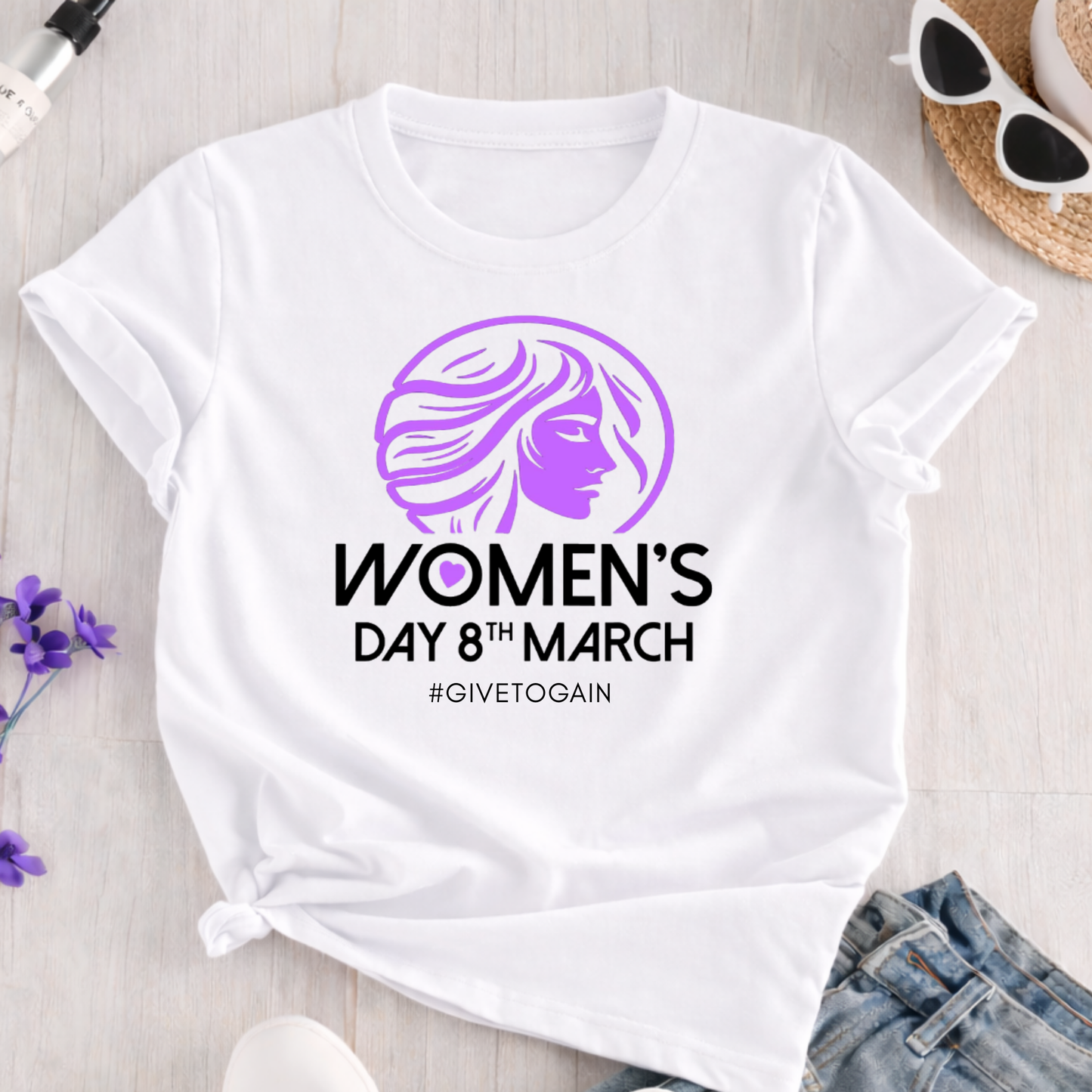 International Women's Day Give to Gain Shirt