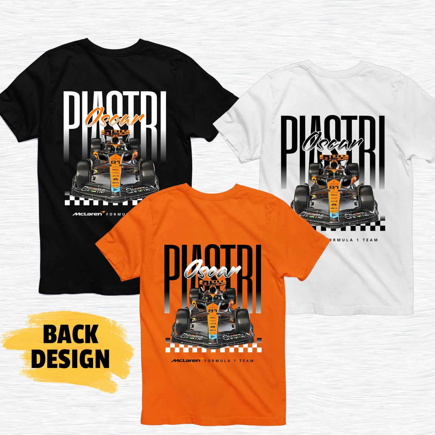 Oscar Piastri F1 Inspired T-Shirt
