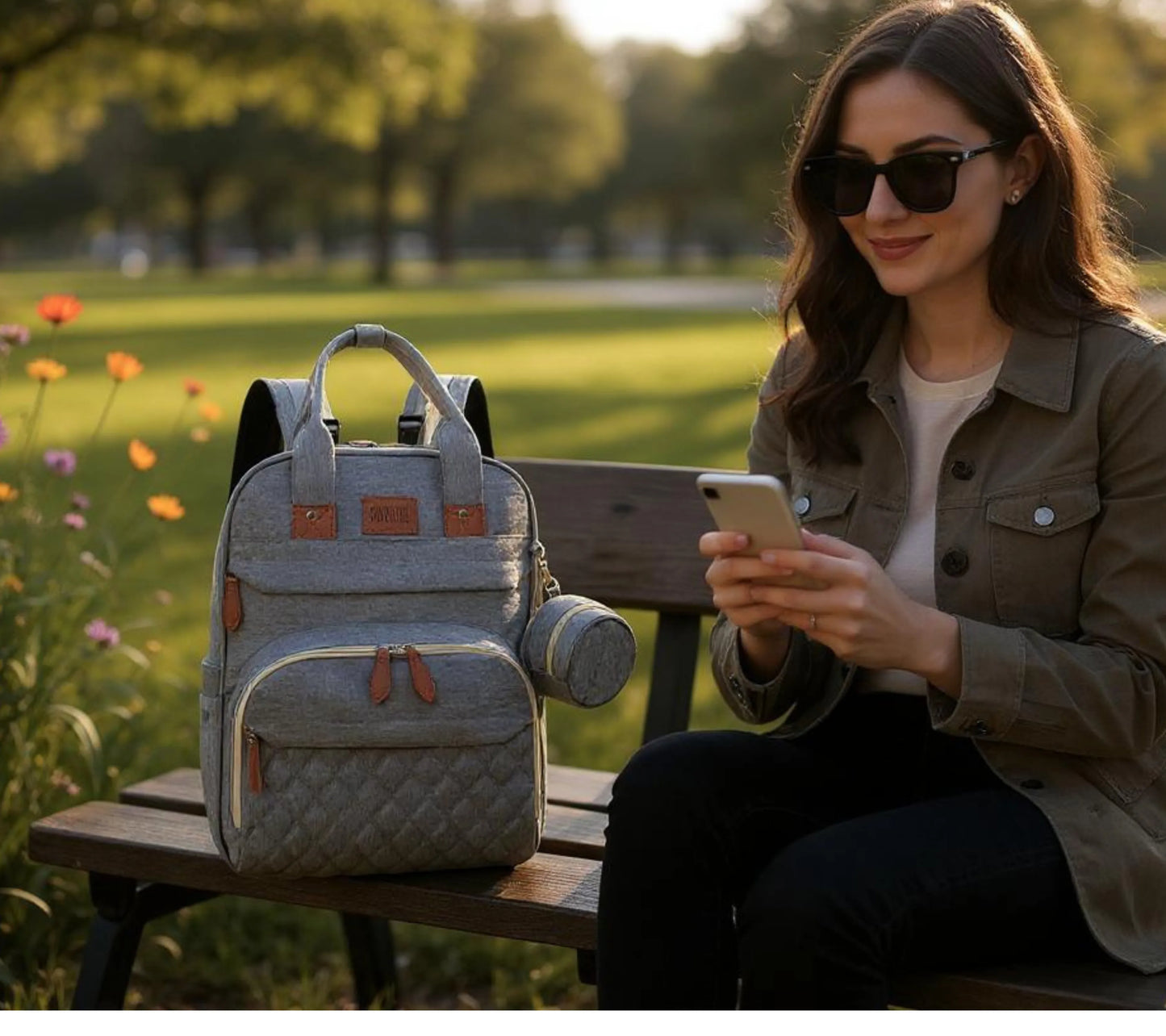 Nappy Backpack with Changing Station