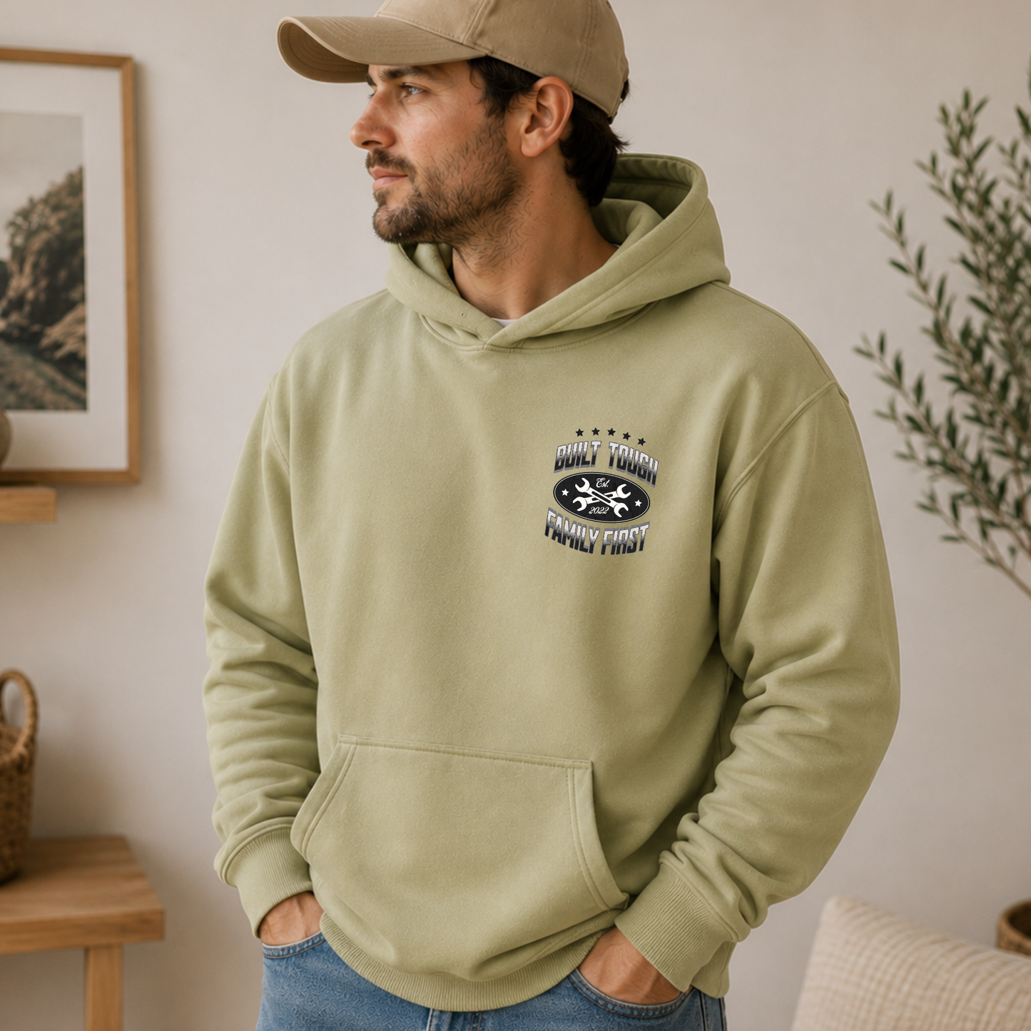 Built Tough Family First Hoodie
