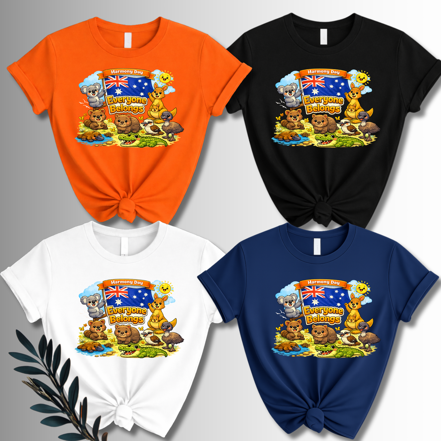Harmony Day Australian Animals T-Shirt
