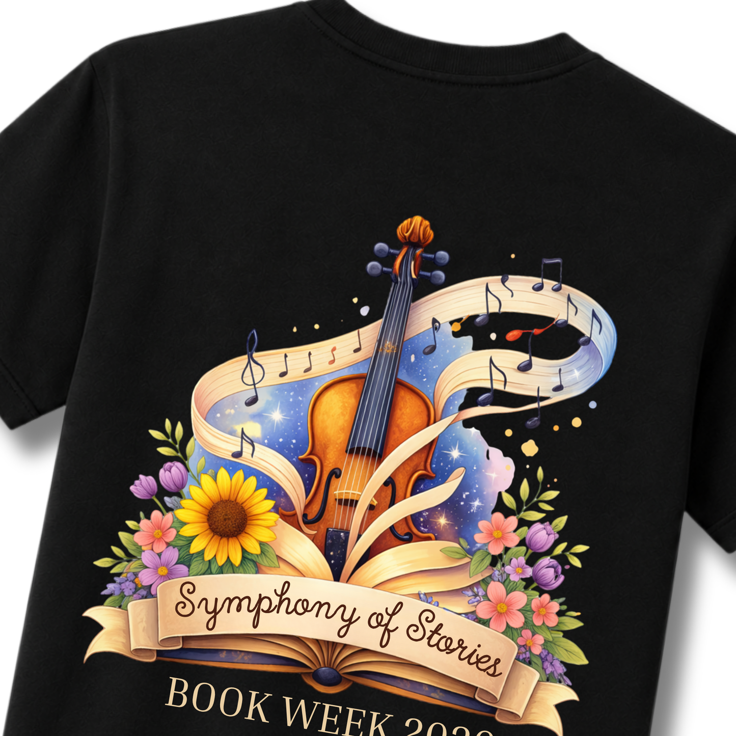 Symphony of Stories Book Week 2026 Teacher Shirt
