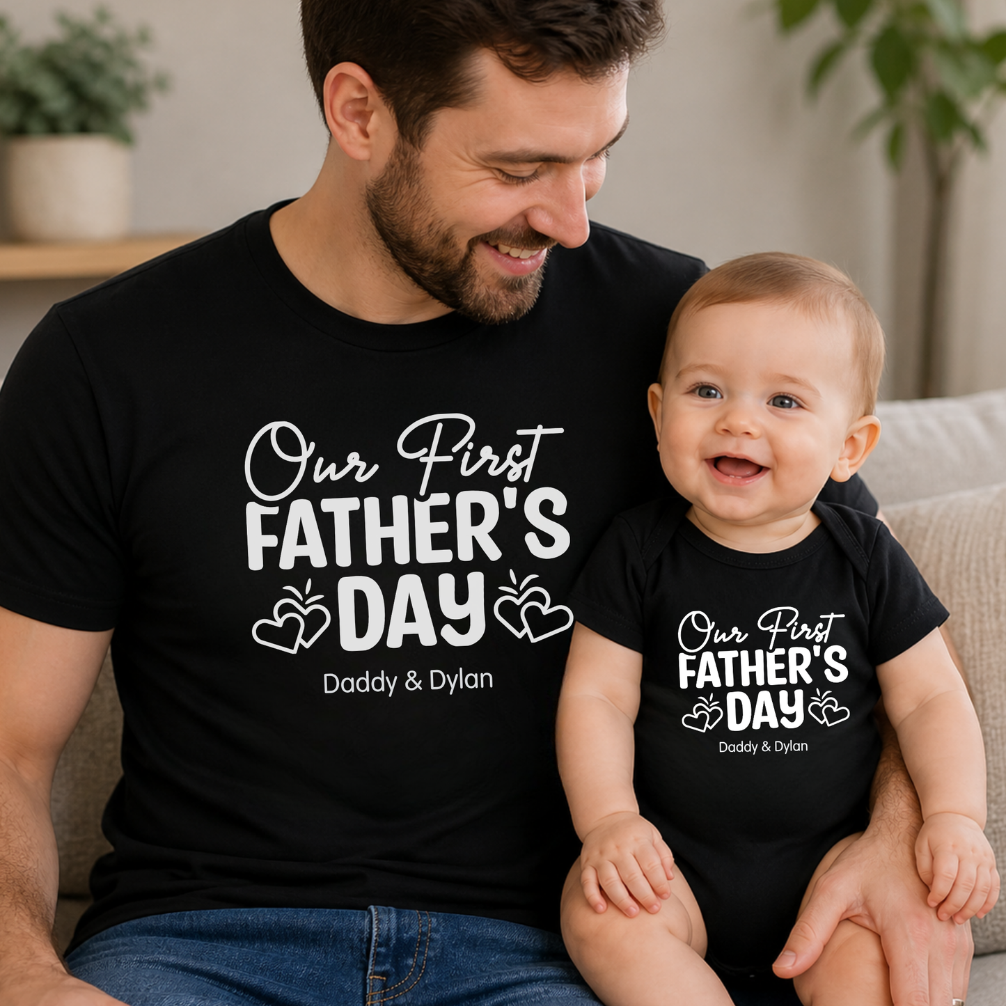Our First Father's Day Matching Set