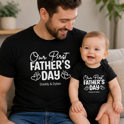 Our First Father's Day Matching Set