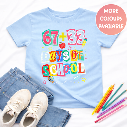 100 Days of School 67 Shirt
