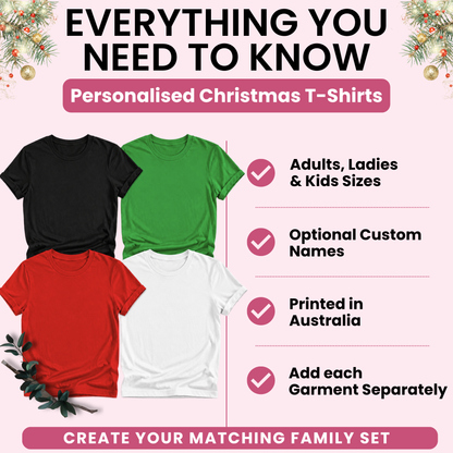 Australian Animal Christmas T-Shirt – 12 Festive Designs