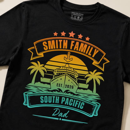 Personalised Family Cruise Shirt