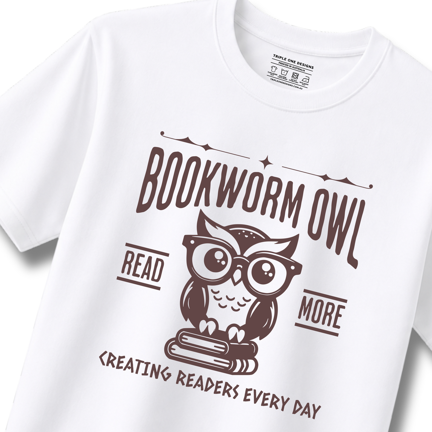 Bookworm Owl Teacher Shirt Book Week Australia