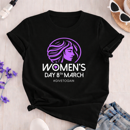 International Women's Day Give to Gain Shirt