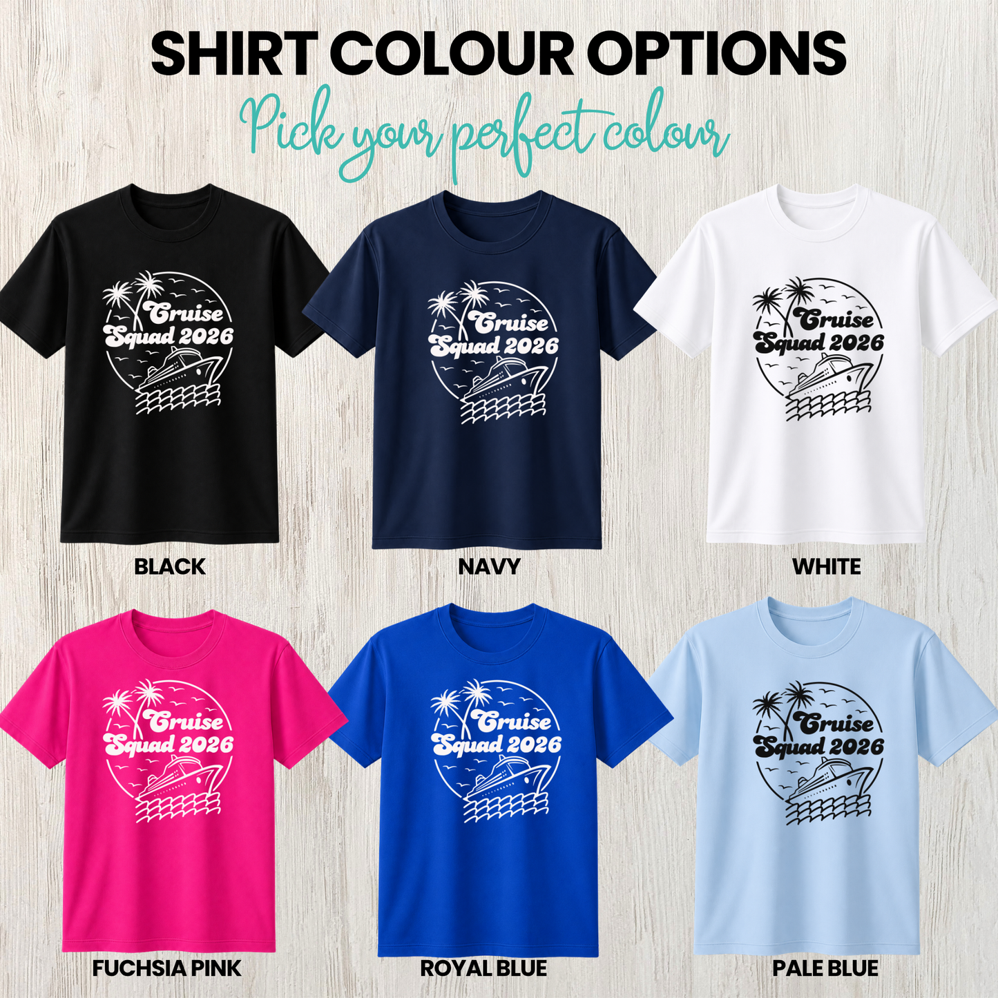 Cruise Squad 2026 Matching Shirts