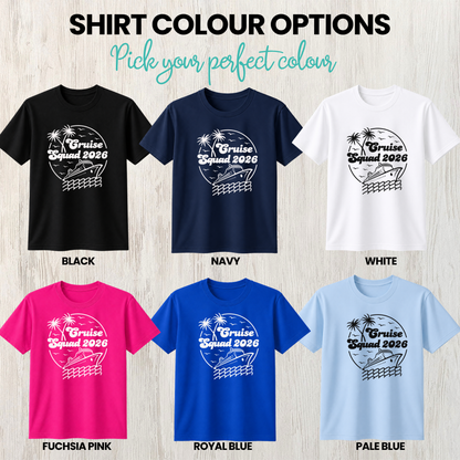 Cruise Squad 2026 Matching Shirts