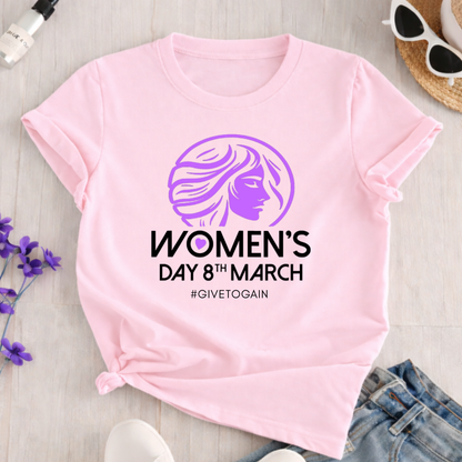 International Women's Day Give to Gain Shirt