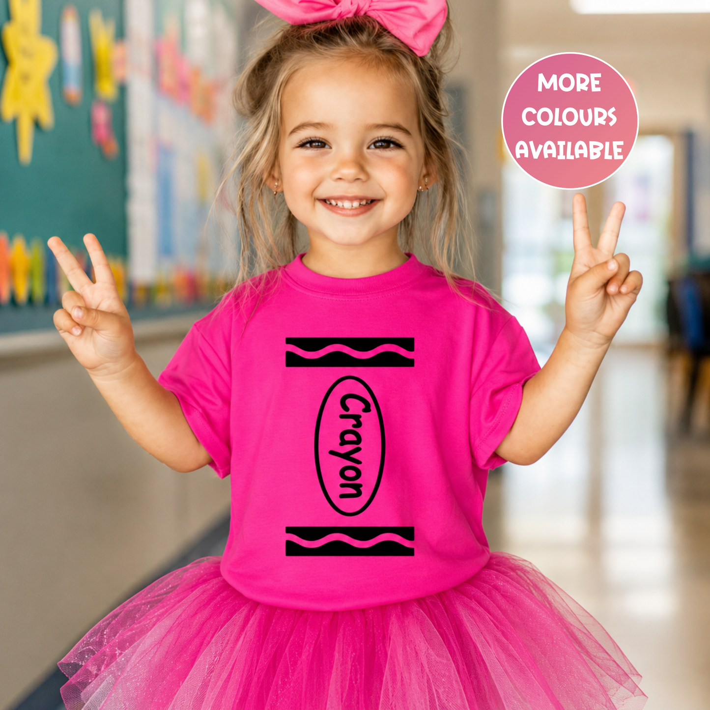 Crayon Costume T-Shirt – Kids & Teacher Book Week Costume