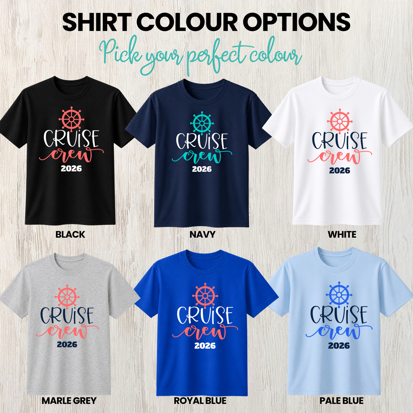 Personalised Cruise Crew Shirt 2026