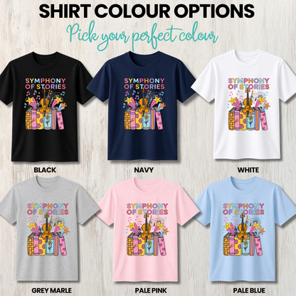 Symphony of Stories Book Week 2026 T-Shirt