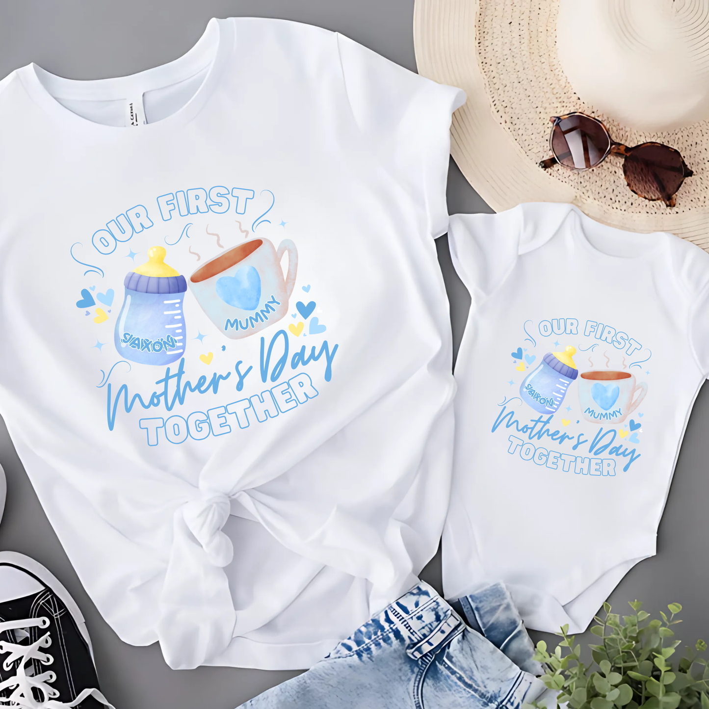 Personalised Our First Mother's Day Set