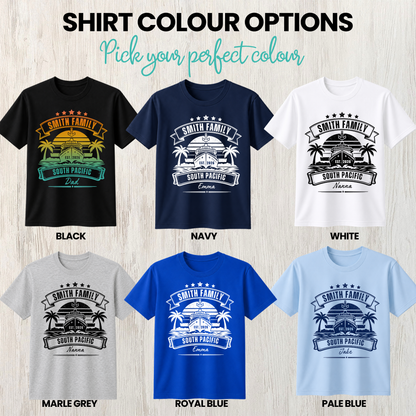 Personalised Family Cruise Shirt