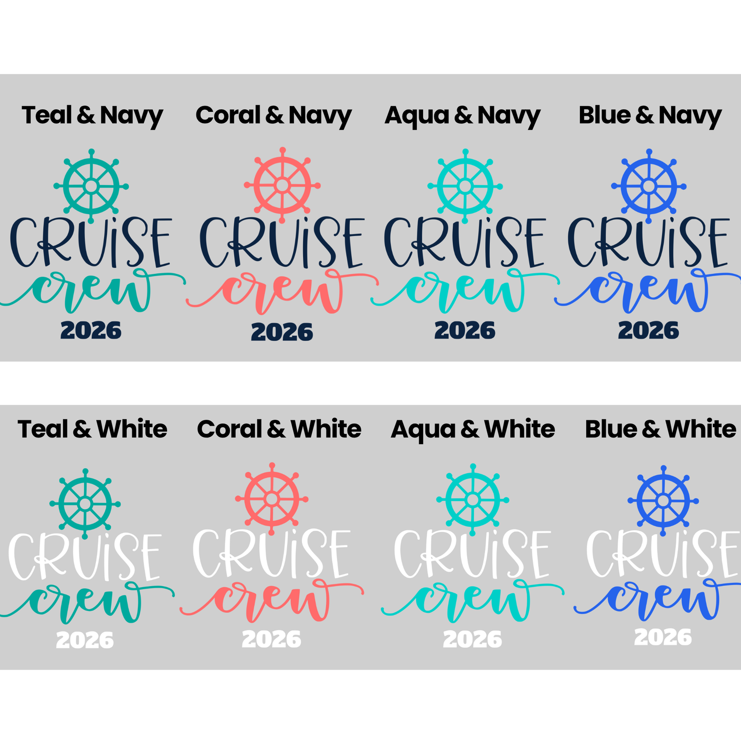 Personalised Cruise Crew Shirt 2026