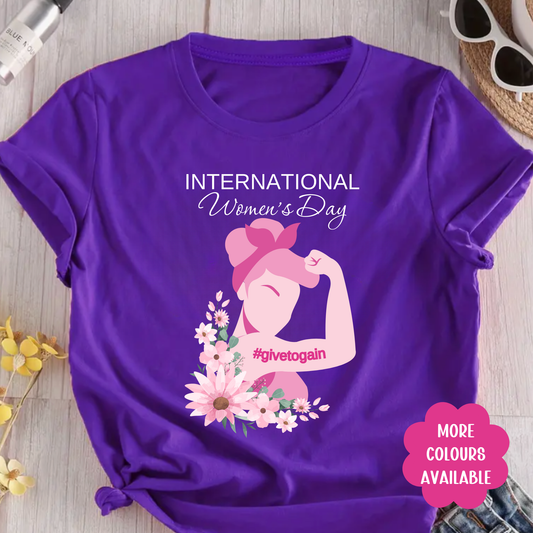 International Women's Day Give to Gain Shirt