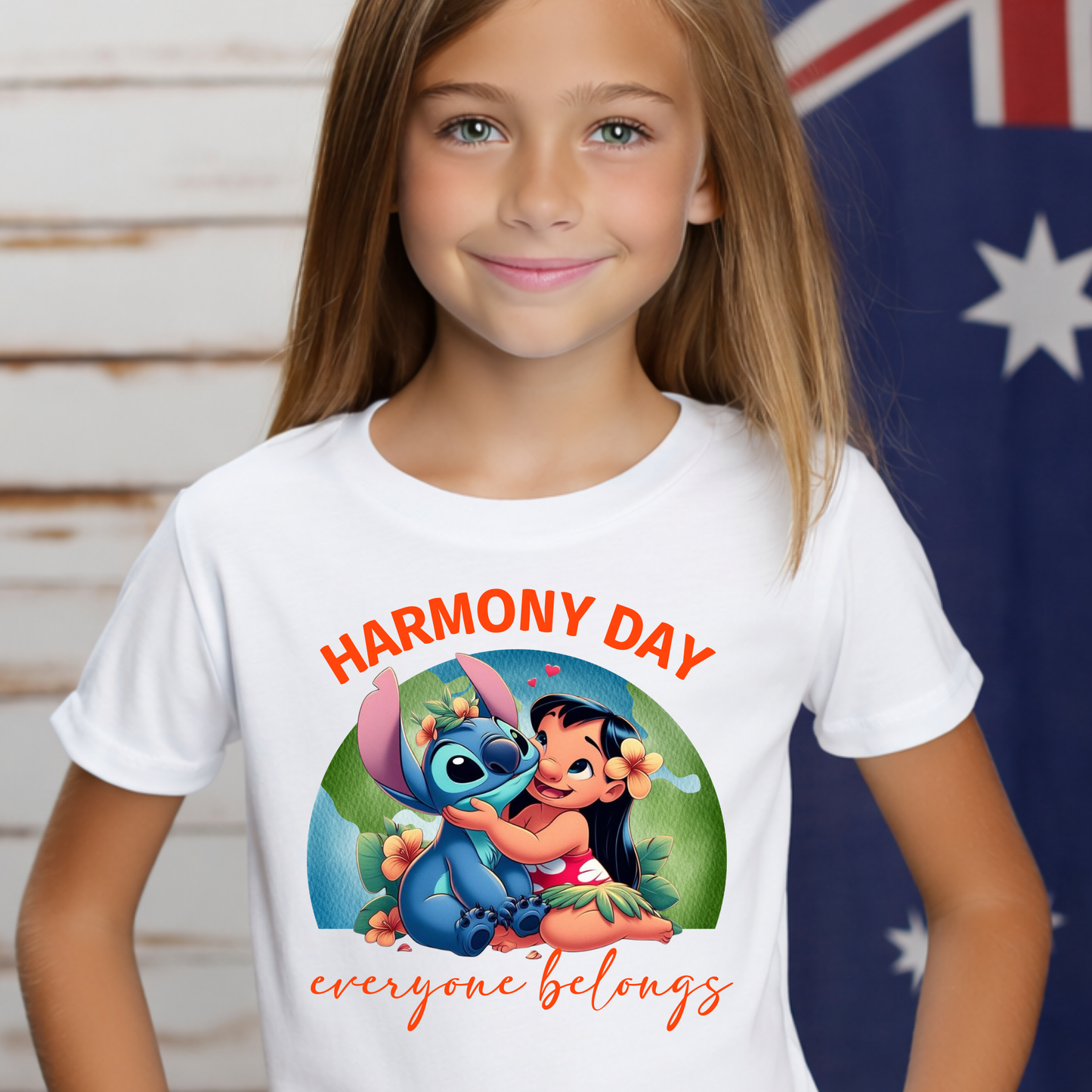 Harmony Day Lilo & Stitch T-Shirt