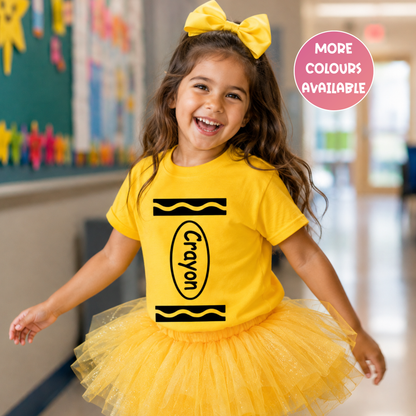 Crayon Costume T-Shirt – Kids & Teacher Book Week Costume
