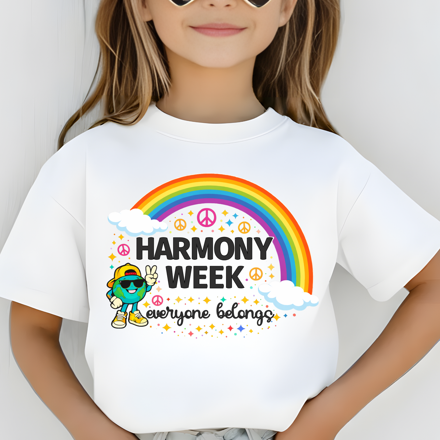 Harmony Week Rainbow T-Shirt