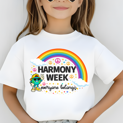 Harmony Week Rainbow T-Shirt