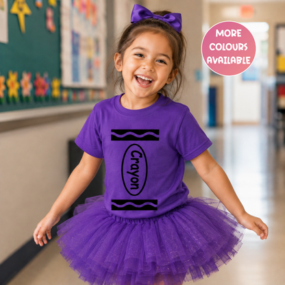 Crayon Costume T-Shirt – Kids & Teacher Book Week Costume