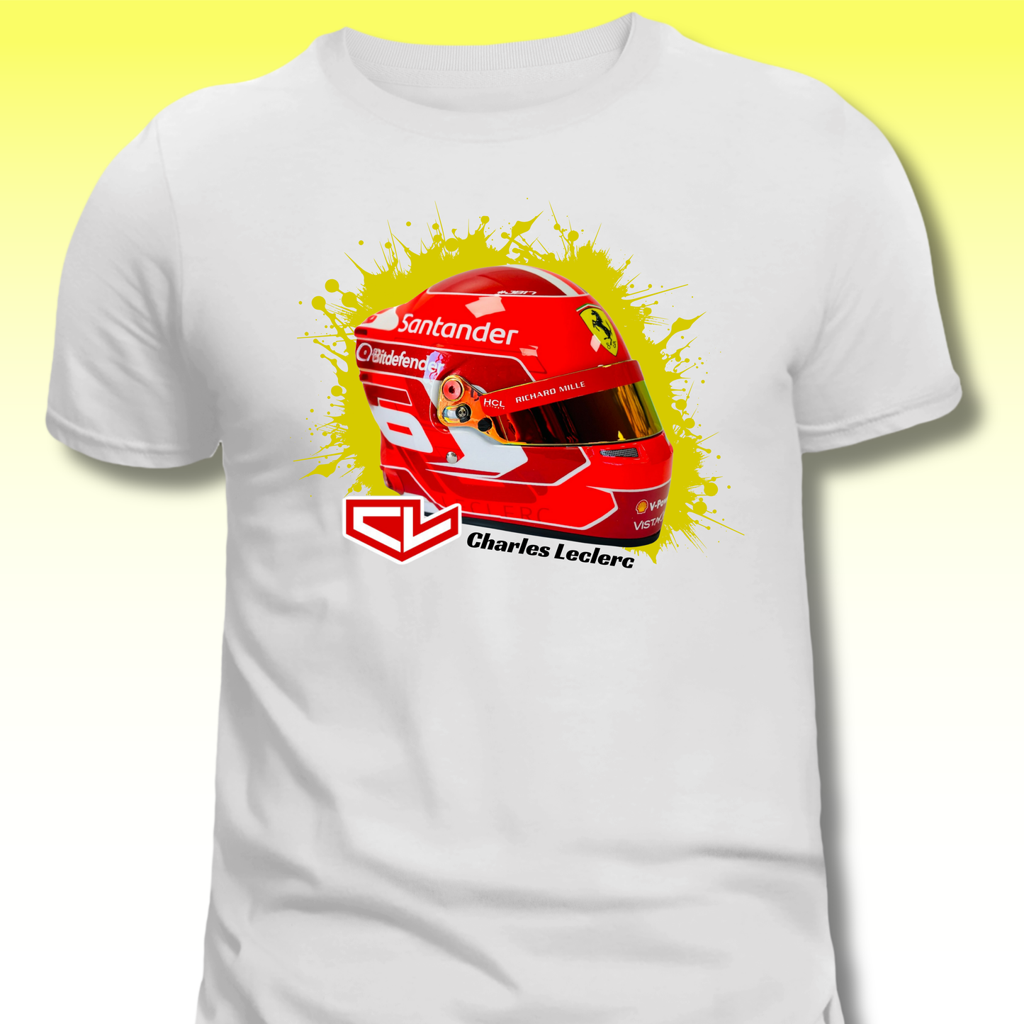 Charles Leclerc F1 Inspired T-Shirt