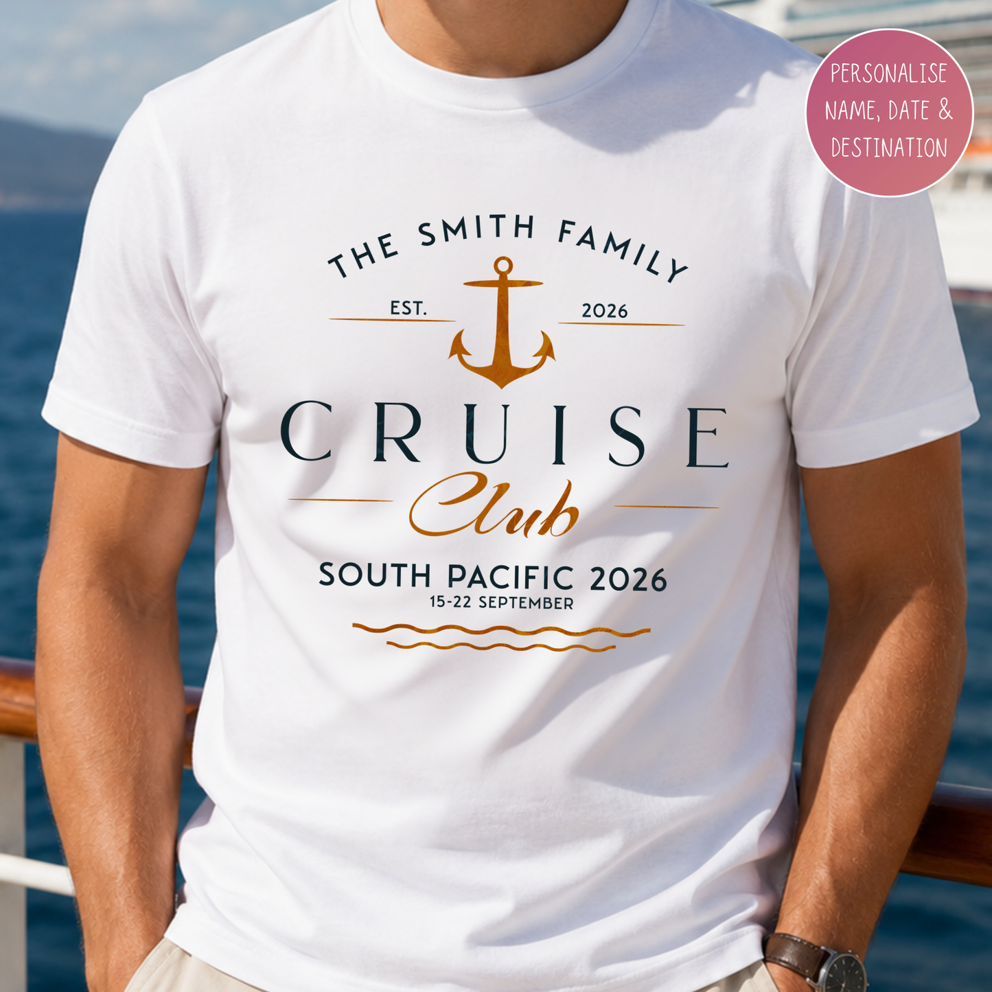 Personalised Cruise Club Shirt