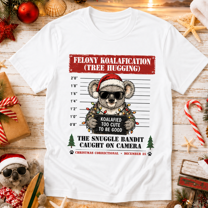 Aussie Christmas Mugshot T-Shirt