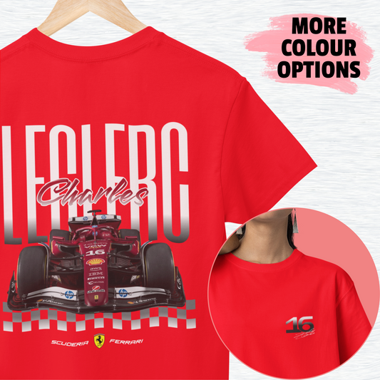 Charles Leclerc F1 Inspired T-Shirt