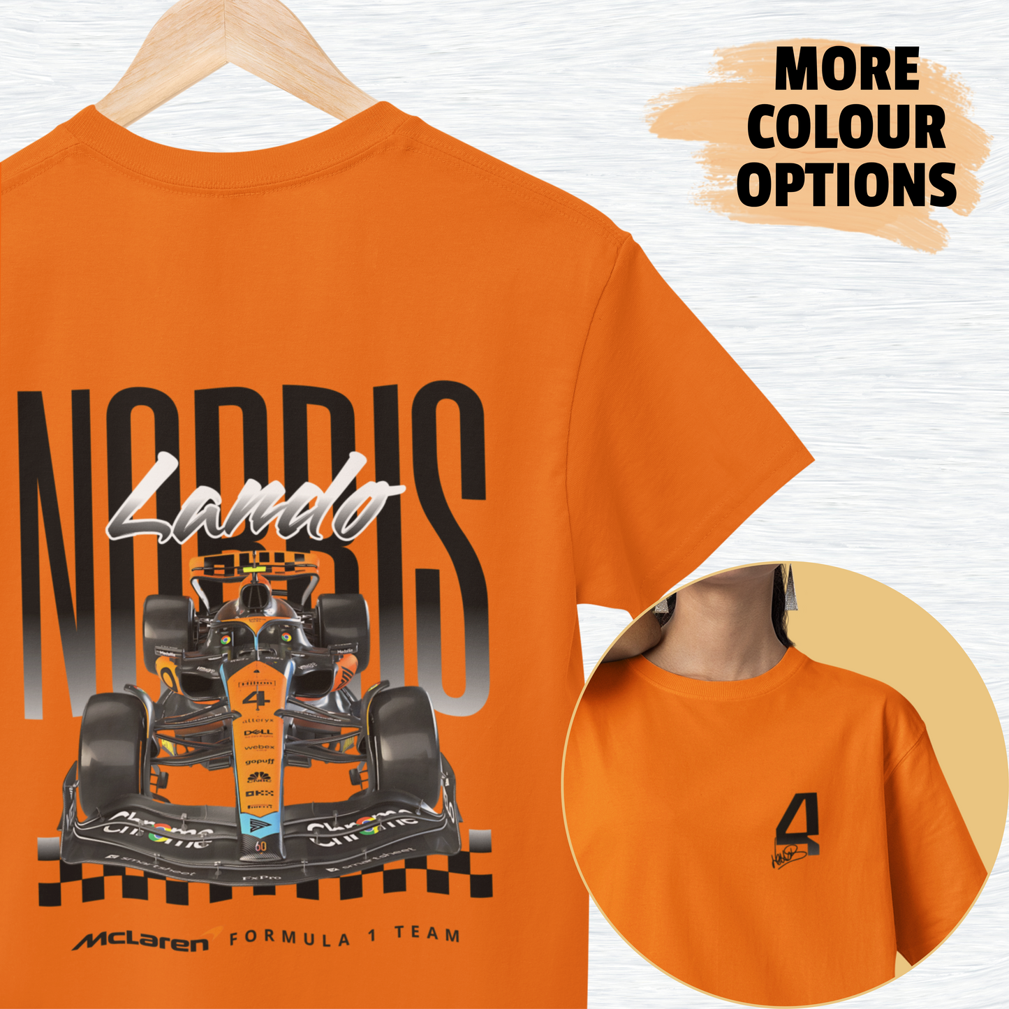 Lando Norris F1 Inspired T-Shirt
