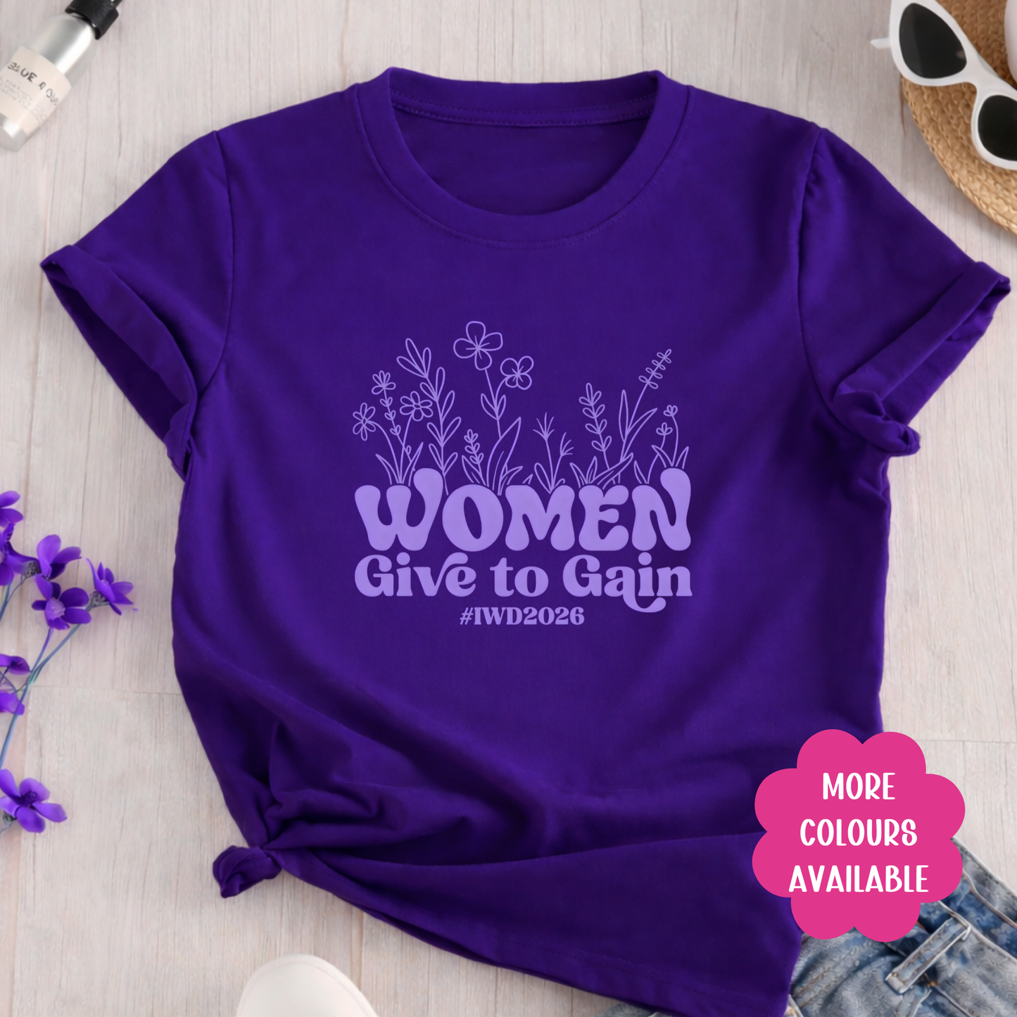 International Women's Day Give to Gain Shirt