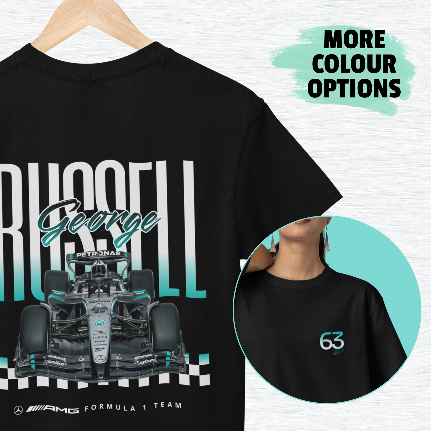 George Russell F1 Inspired T-Shirt