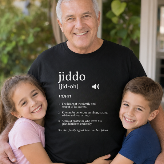 Jiddo Definition T-Shirt – Lebanese Grandfather Gift