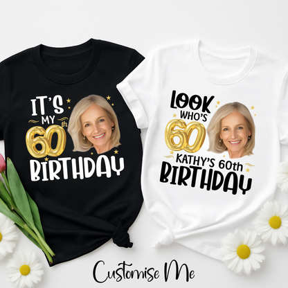 Personalised Matching Birthday Shirts