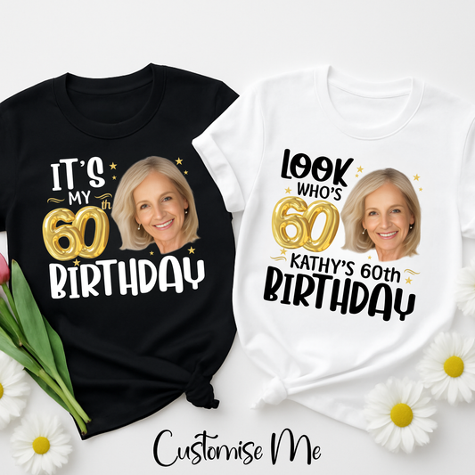 Personalised Matching Birthday Shirts