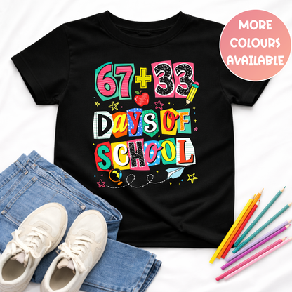 100 Days of School 67 Shirt
