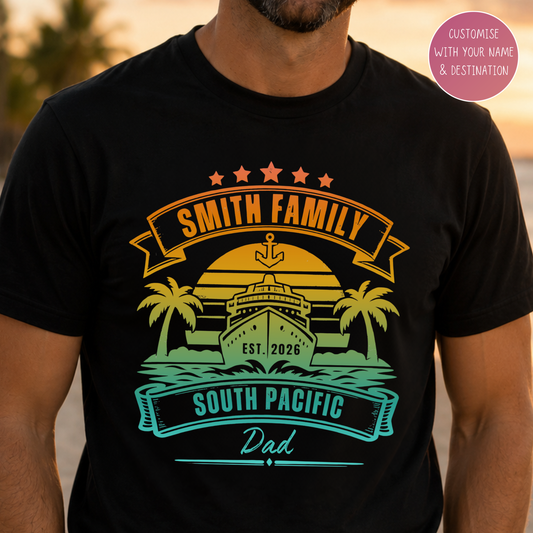 Personalised Family Cruise Shirt
