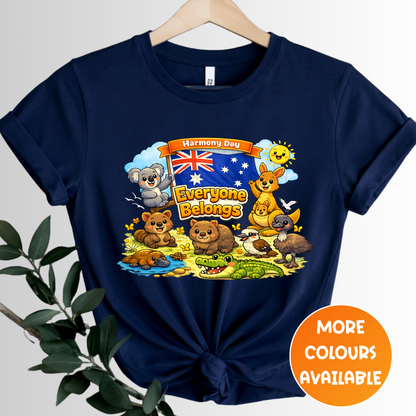 Harmony Day Australian Animals T-Shirt