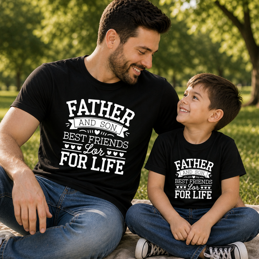 Father and Son Best Friends Matching Outfit