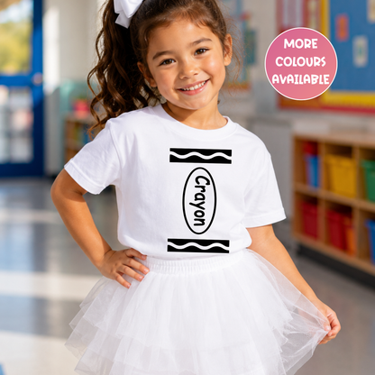 Crayon Costume T-Shirt – Kids & Teacher Book Week Costume
