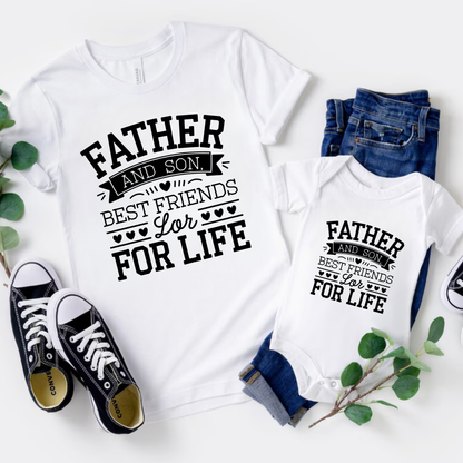 Father and Son Best Friends Matching Outfit