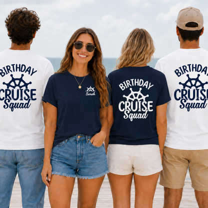 Birthday Cruise Squad Shirts