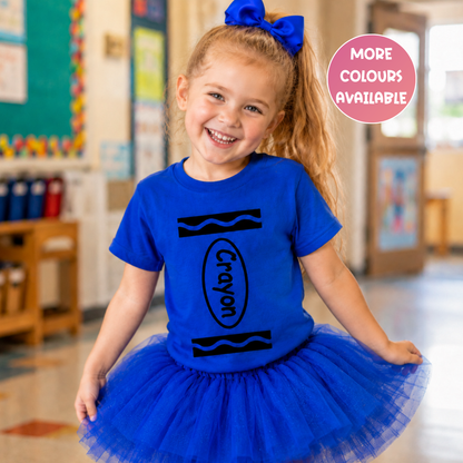 Crayon Costume T-Shirt – Kids & Teacher Book Week Costume
