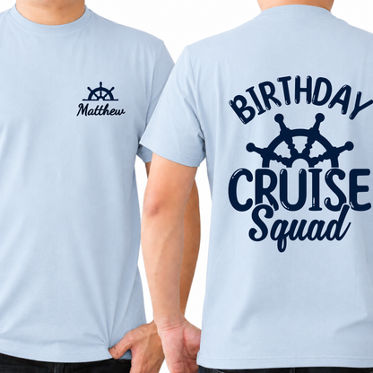 Birthday Cruise Squad Shirts