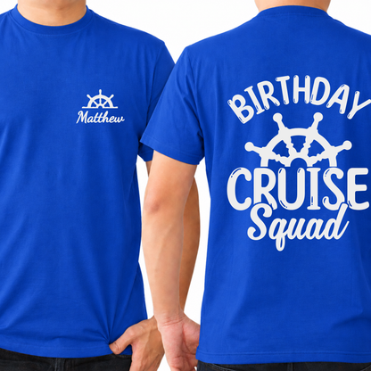 Birthday Cruise Squad Shirts