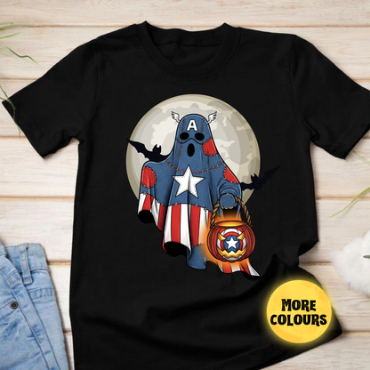 Halloween Superhero Ghost Shirt