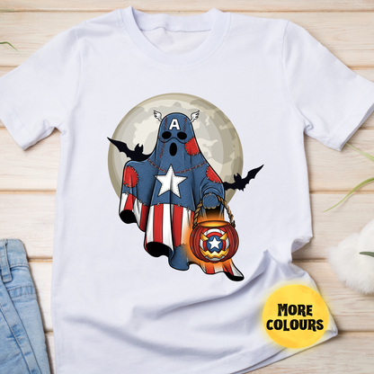 Halloween Superhero Ghost Shirt